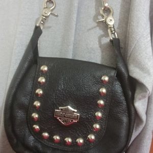 🏁Sexy Black Leather Harley-Davidson Crossbody🏁